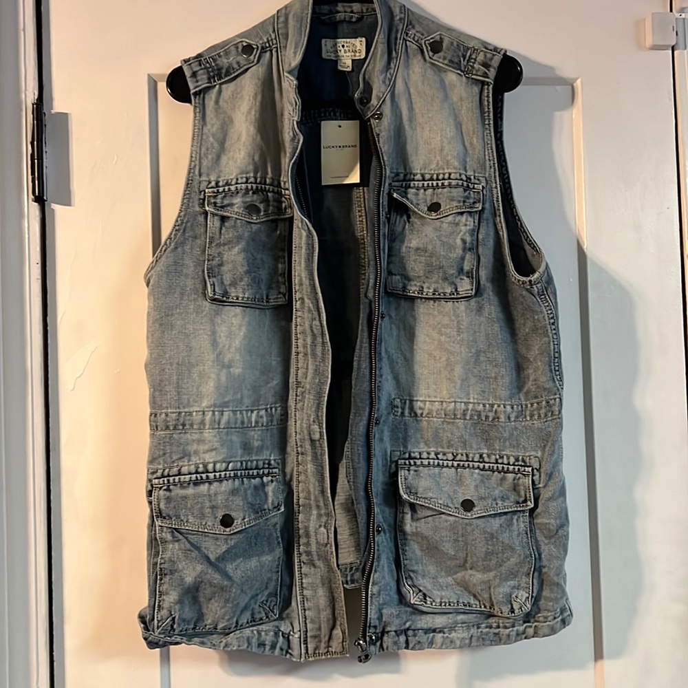 Denim Lucky Brand Vest